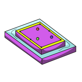 Waterproof pool table clipart