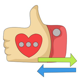 Thumbs up like clipart