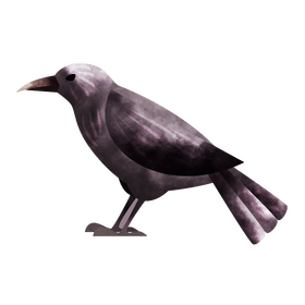 Crow bird clipart