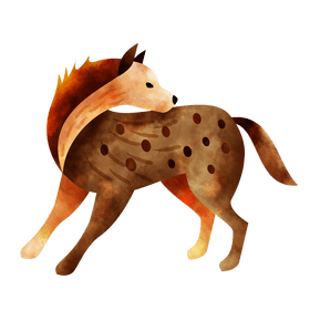Hyena clipart