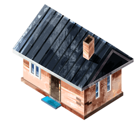 Terrace house clipart