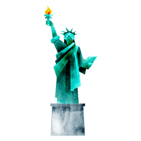 Statue of liberty clipart