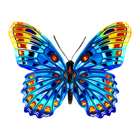 Red spotted purple butterfly clipart