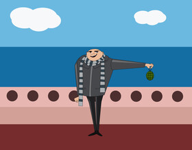 Despicable Me Gru vector