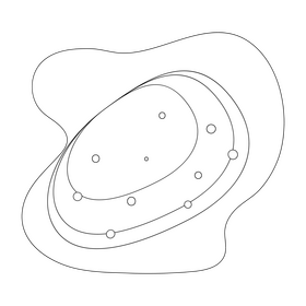 Potato drawing black and white clipart