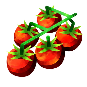 Cherry tomato clipart