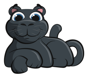 Panther cartoon clipart