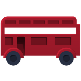 Double decker bus clipart