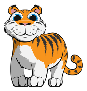 Tiger cartoon clipart