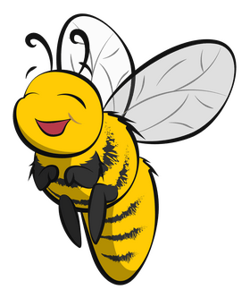 Bee cartoon clipart