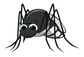 Mosquito cartoon clipart