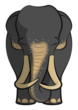 Elephant cartoon clipart