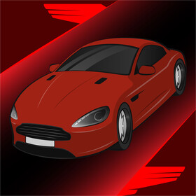 Aston Martin Virage vector