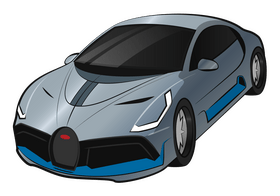 Bugatti Divo clipart
