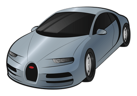Bugatti Chiron clipart