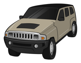 Hummer H2 clipart
