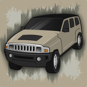 Hummer H2 vector