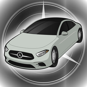 Mercedes Benz A class vector