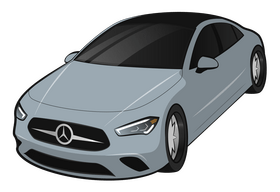 Mercedes Benz CLA class clipart