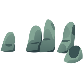 La Mano de Punta del Este, the hand statue in Uruguay clipart