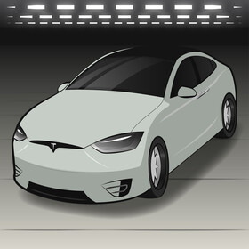 Tesla Model X vector