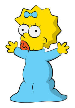 Simpsons, Maggie clipart