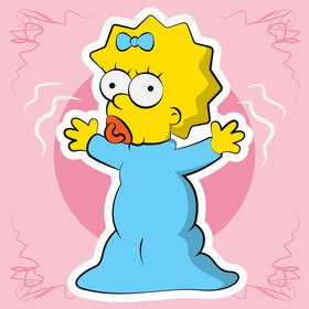 Simpsons, Maggie vector