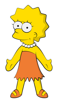 Simpsons, Lisa clipart