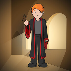 Harry potter, ron vector