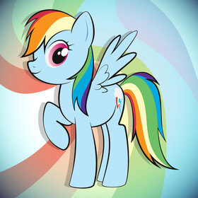 My Little Pony, Rainbow Dash vector