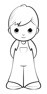 Precious moments black and white clipart