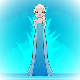Frozen, Elsa vector
