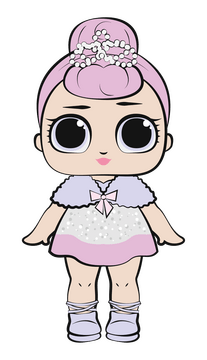 Lol dolls, crystal queen clipart