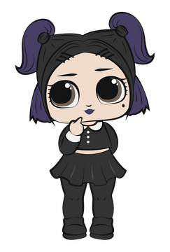 Lol surprise dolls, dusk clipart