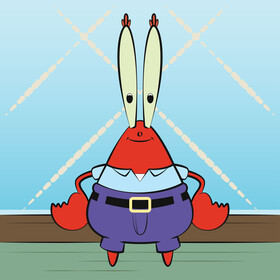 Spongebob Squarepants, Patrick, Mr Krabs vector