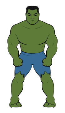 Hulk, avengers clipart