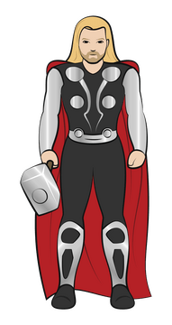Thor, avengers clipart