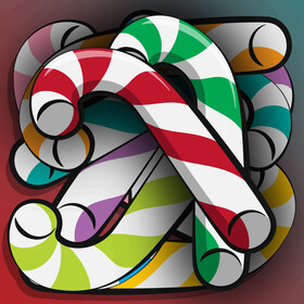 Candy cane vector