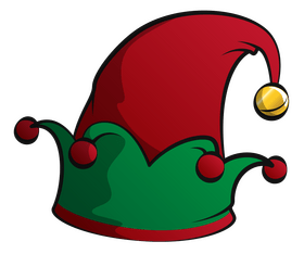 Christmas elf hat clipart