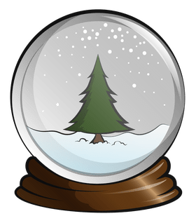 Snow globe clipart