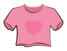 Crop top clipart