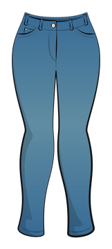 Ladies pants clipart