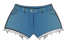 Ladies short clipart