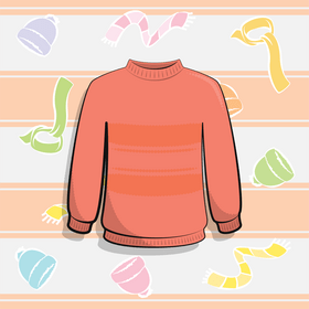 Sweater vector