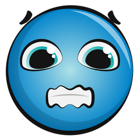 Cold emoji, emoticon, smiley clipart