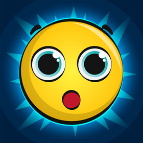 Surprised emoji, emoticon, smiley vector