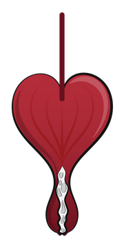 Bleeding heart flower clipart