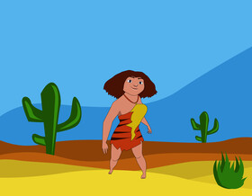 The Croods Eep vector