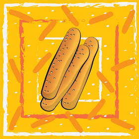 Breadsticks vector