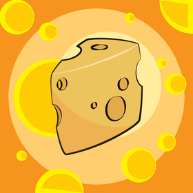 Cheese vector